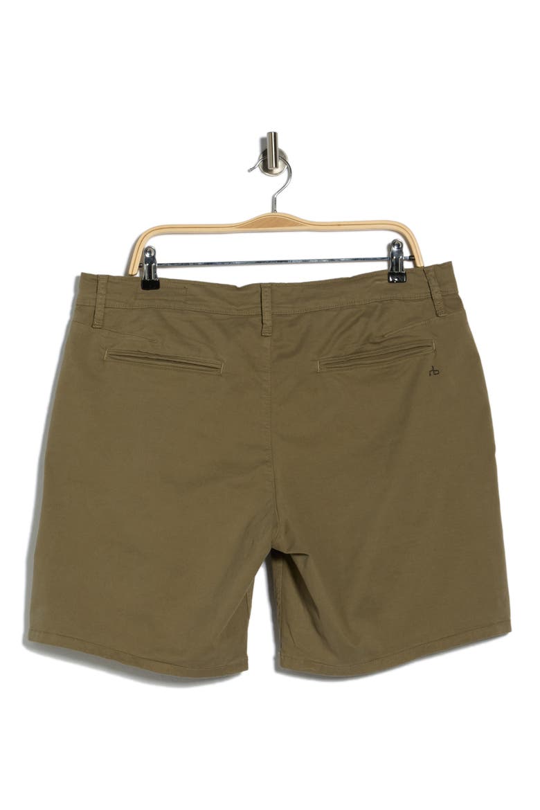Classic Stretch Cotton Chino Shorts, Alternate, color, OLIVE