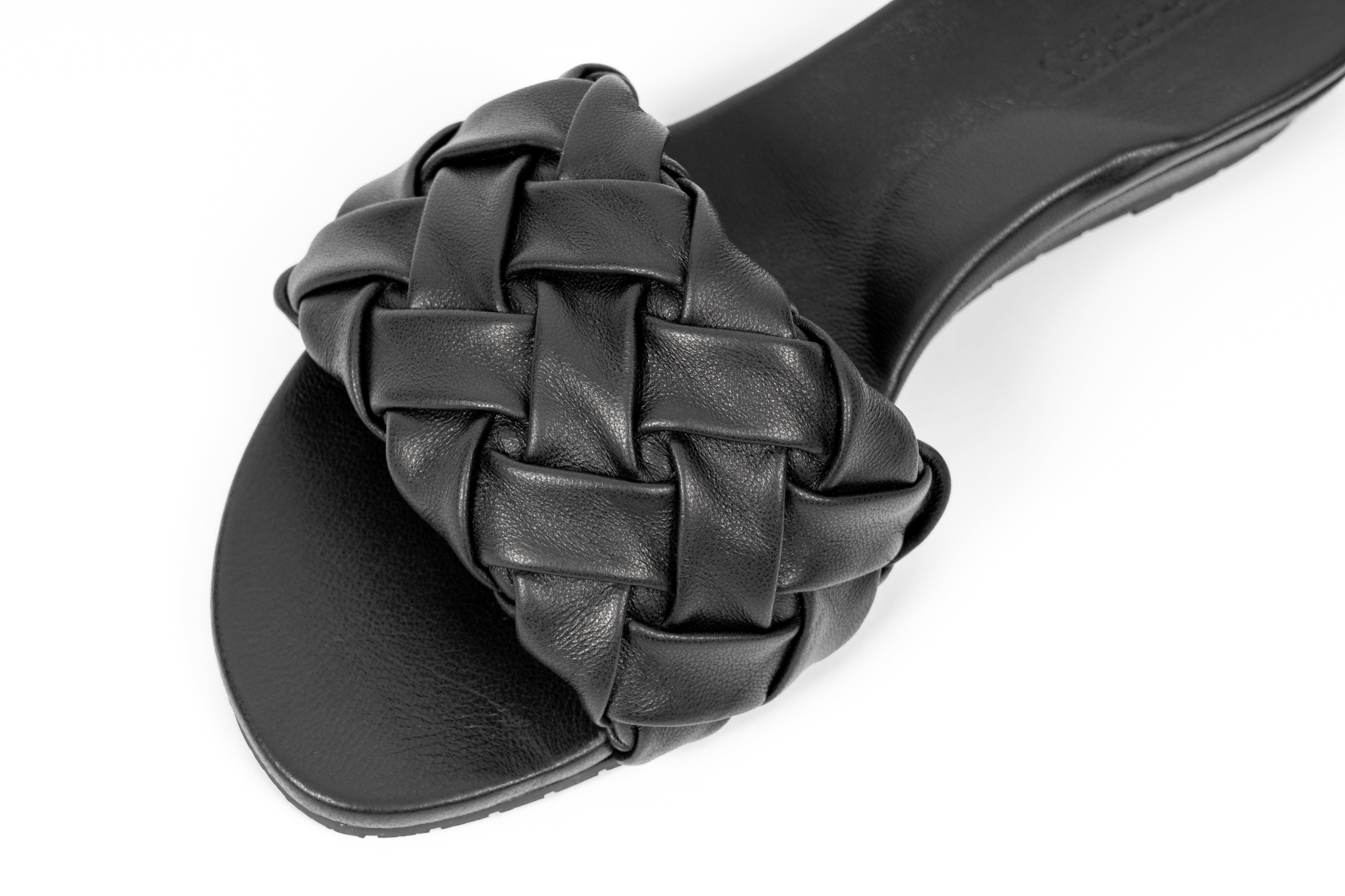 Steffie's Glide Sandal, Alternate, color, Ink Black