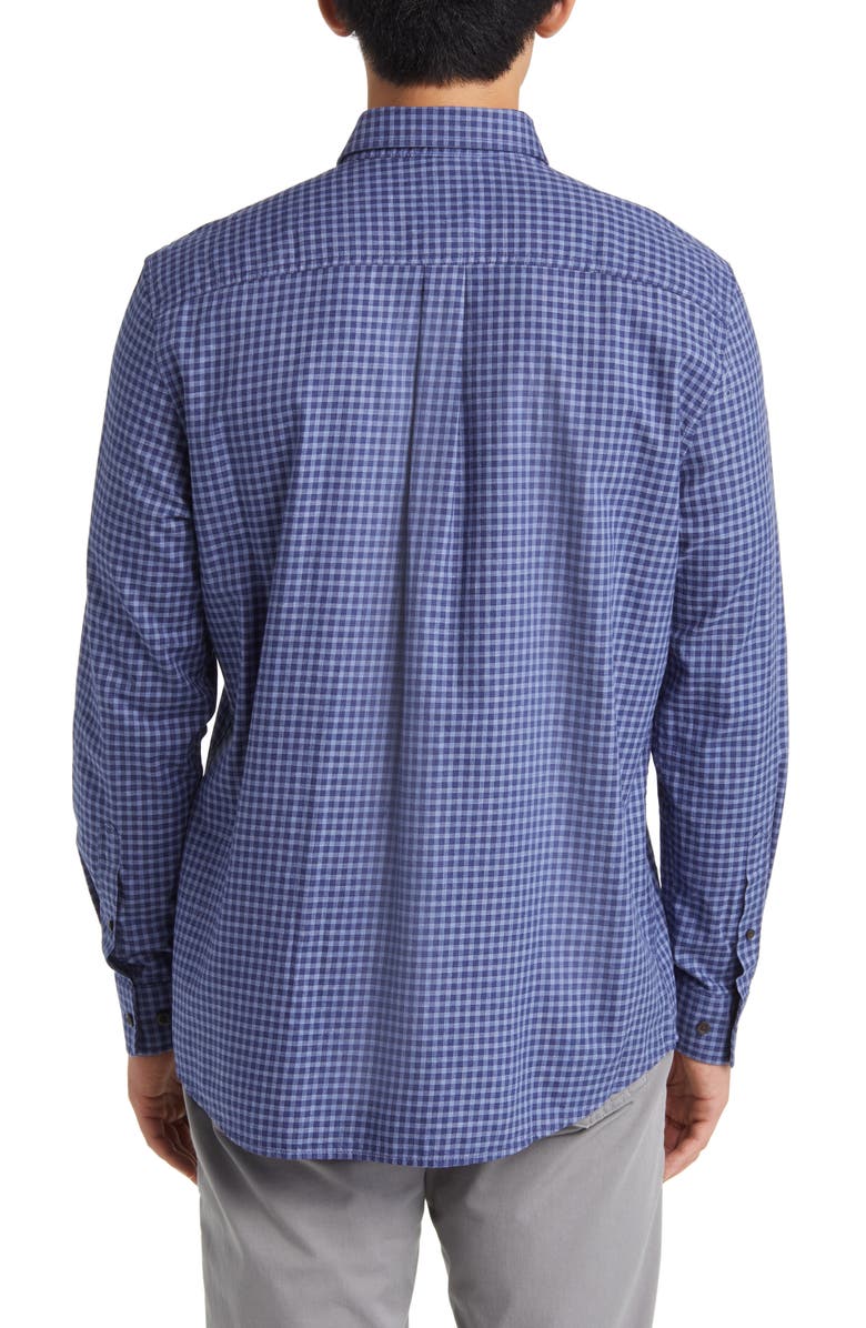 johnnie-O Mobley Gingham Check Button-Down Shirt, Alternate, color, 
