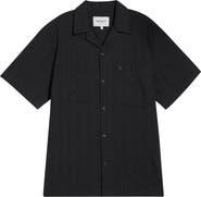 Carhartt Work In Progress Gareth Cotton Seersucker Camp Shirt