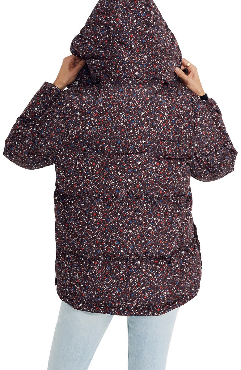 Madewell Starry Night Quilted Puffer Parka, Alternate, color, 