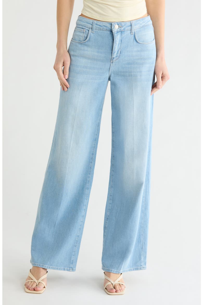 Alicent High Waist Wide Leg Jeans, Main, color, ESSEX