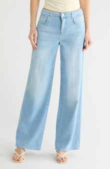 L'AGENCE Alicent High Waist Wide Leg Jeans