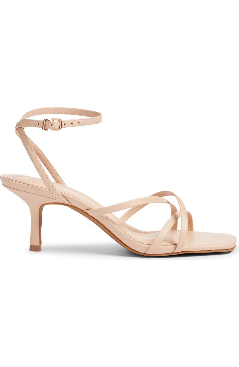 Open Edit Remington Ankle Strap Sandal, Alternate, color, Tan Cream