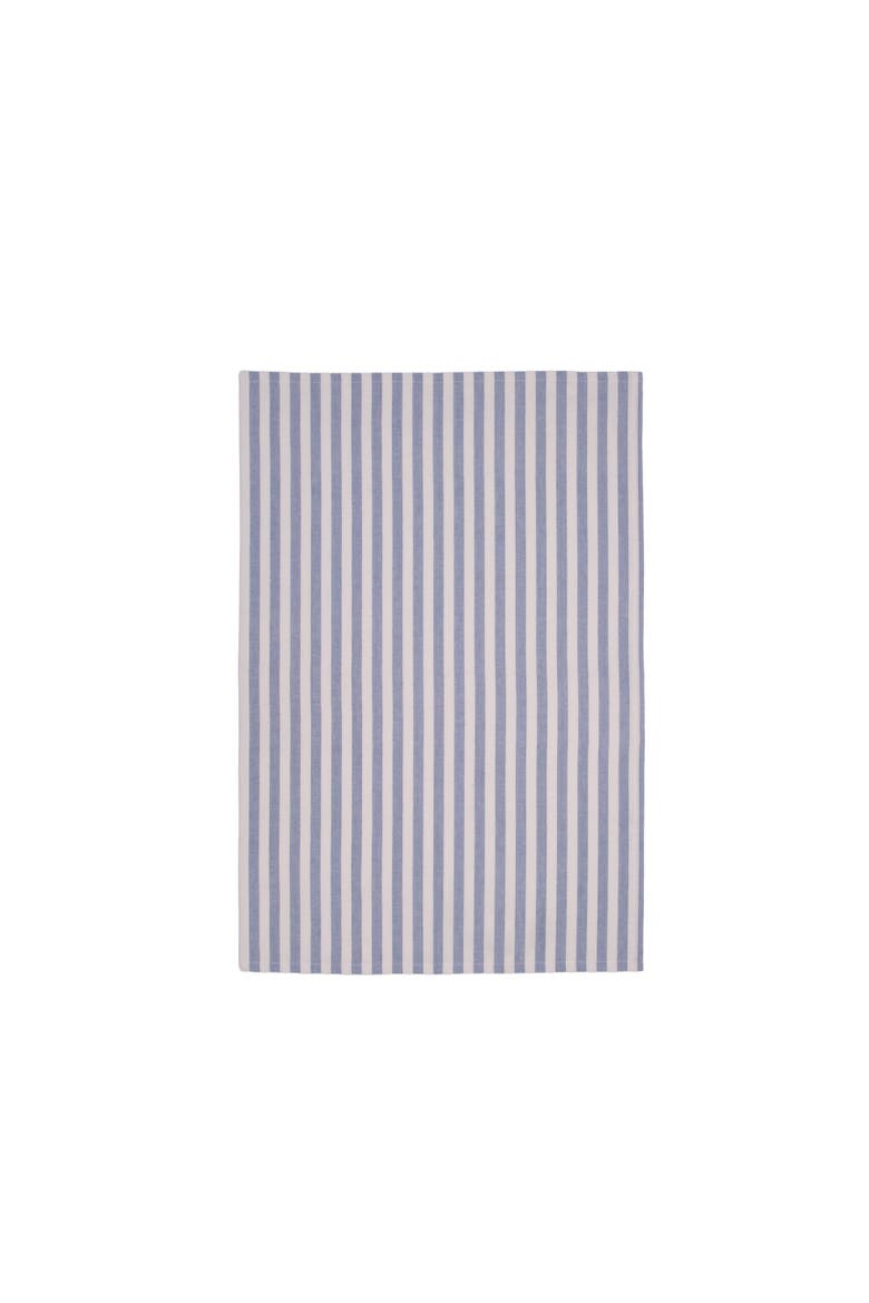 Calming Seas Starfish & Stripes 100% Cotton Graphic Print Set of 2, Alternate, color, Blue