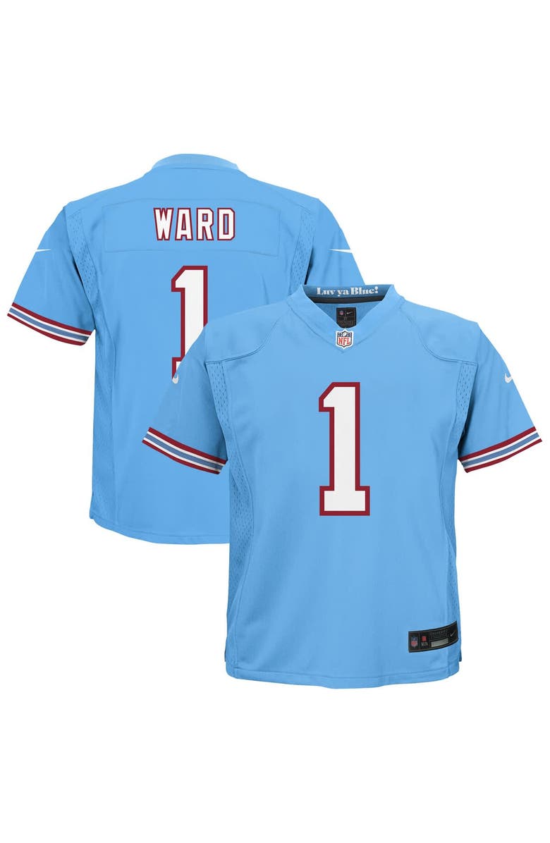Nike Preschool Nike Cameron Ward Light Blue Tennessee Titans Alternate 2 Player Game Jersey, Main, color, Light Blue