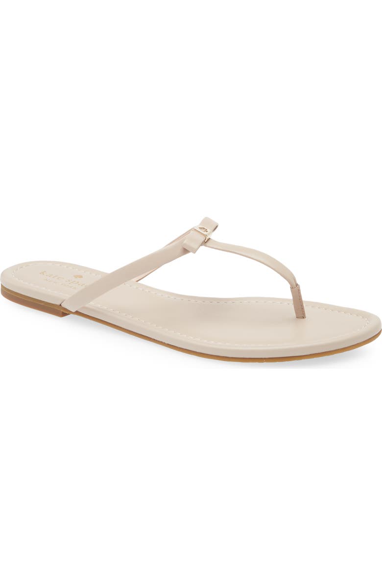 Kate Spade New York penny sandal, Main, color, Warm Beige