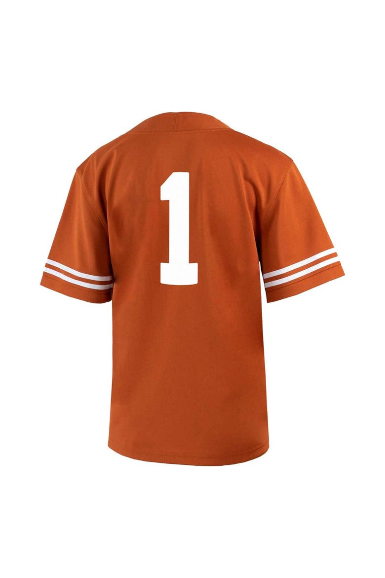 Youth Nike #1 Texas Orange Texas Longhorns 1st Armored Division Old Ironsides Untouchable Football Jersey, Alternate, color, Burnt Orange
