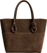 Callas Milano Large East / West Tote Bag Suede