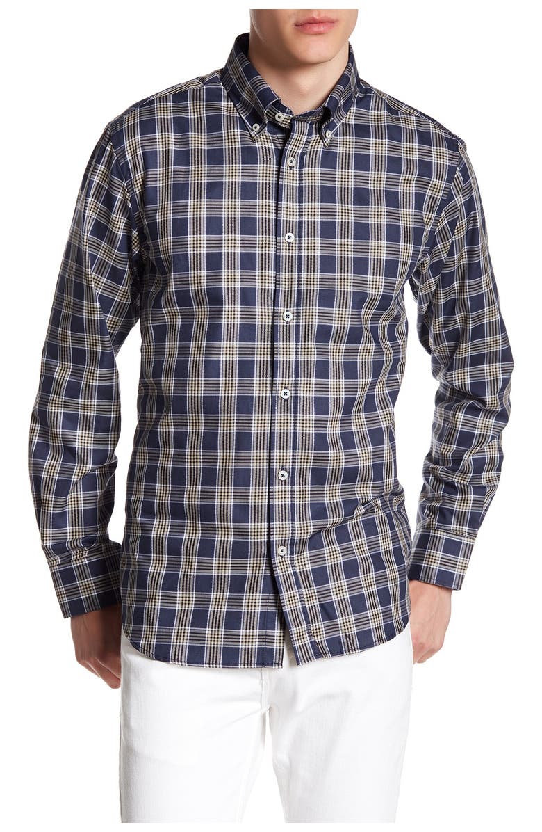 James Tattersall Plaid Classic Fit Shirt, Main, color,