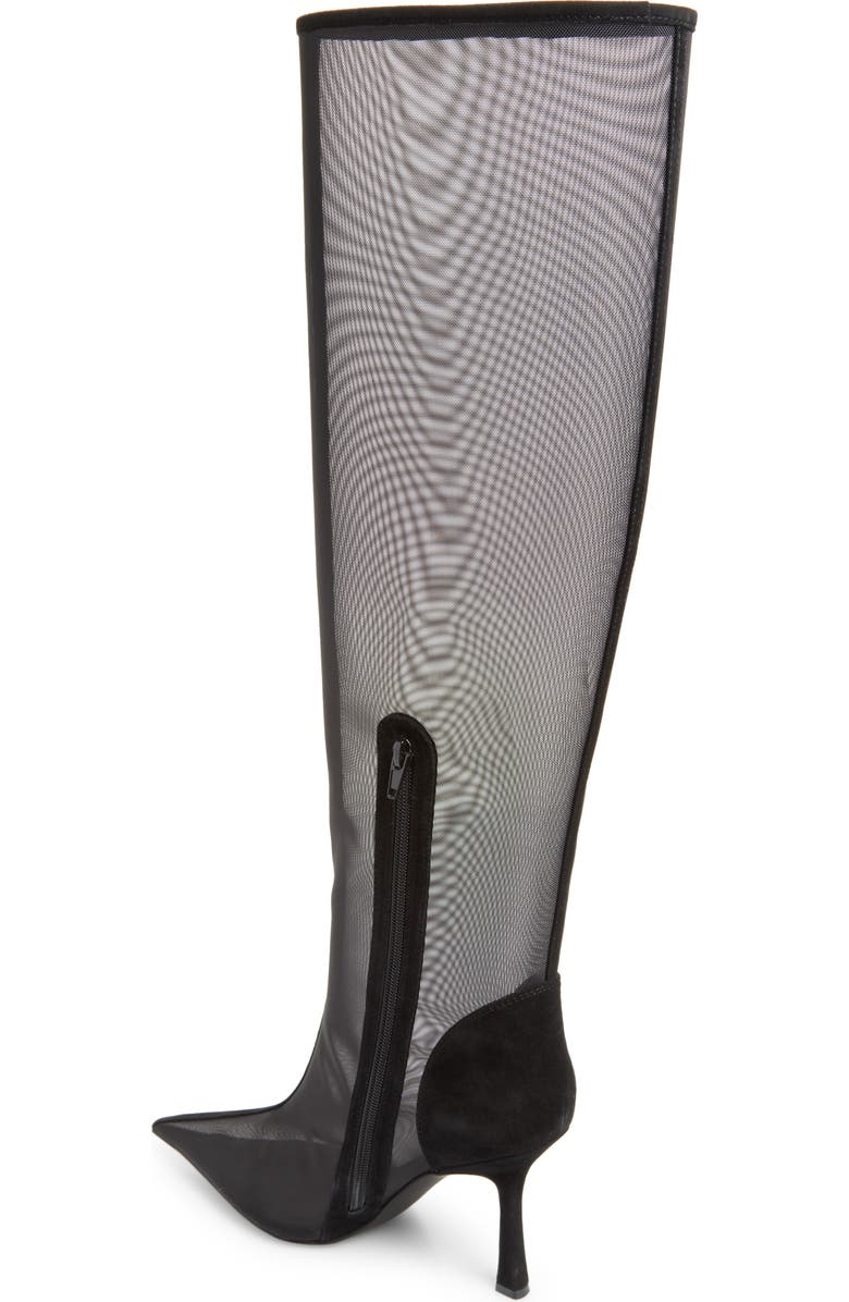 Jeffrey Campbell Peepshow Pointed Toe Knee High Boot, Alternate, color,