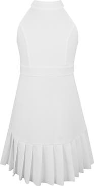 Zunie Kids' High Neck Pleated Dress