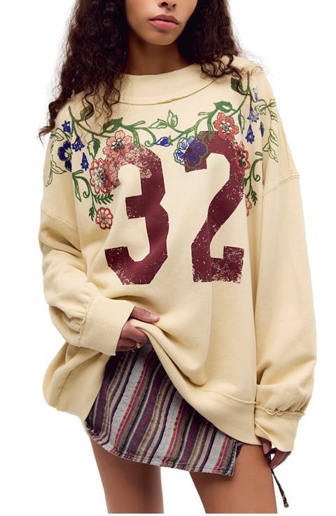 We The Free Palm Spring Turtle Graphic Sweatshirt