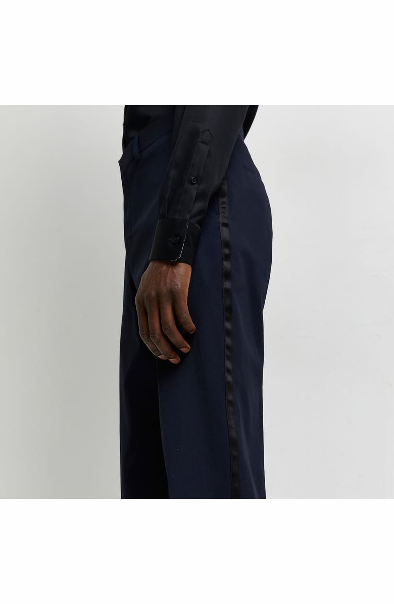 River Island Tuxedo Trousers, Alternate, color, 