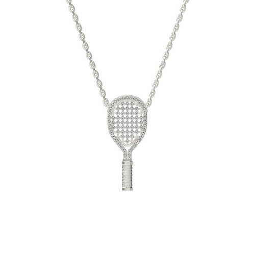 Pascal The Tennis Necklace, White Diamond Pavé