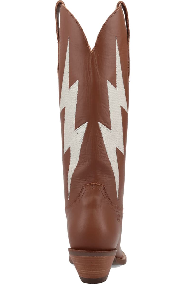 Dingo Thunderbolt Western Boot, Alternate, color, Brown