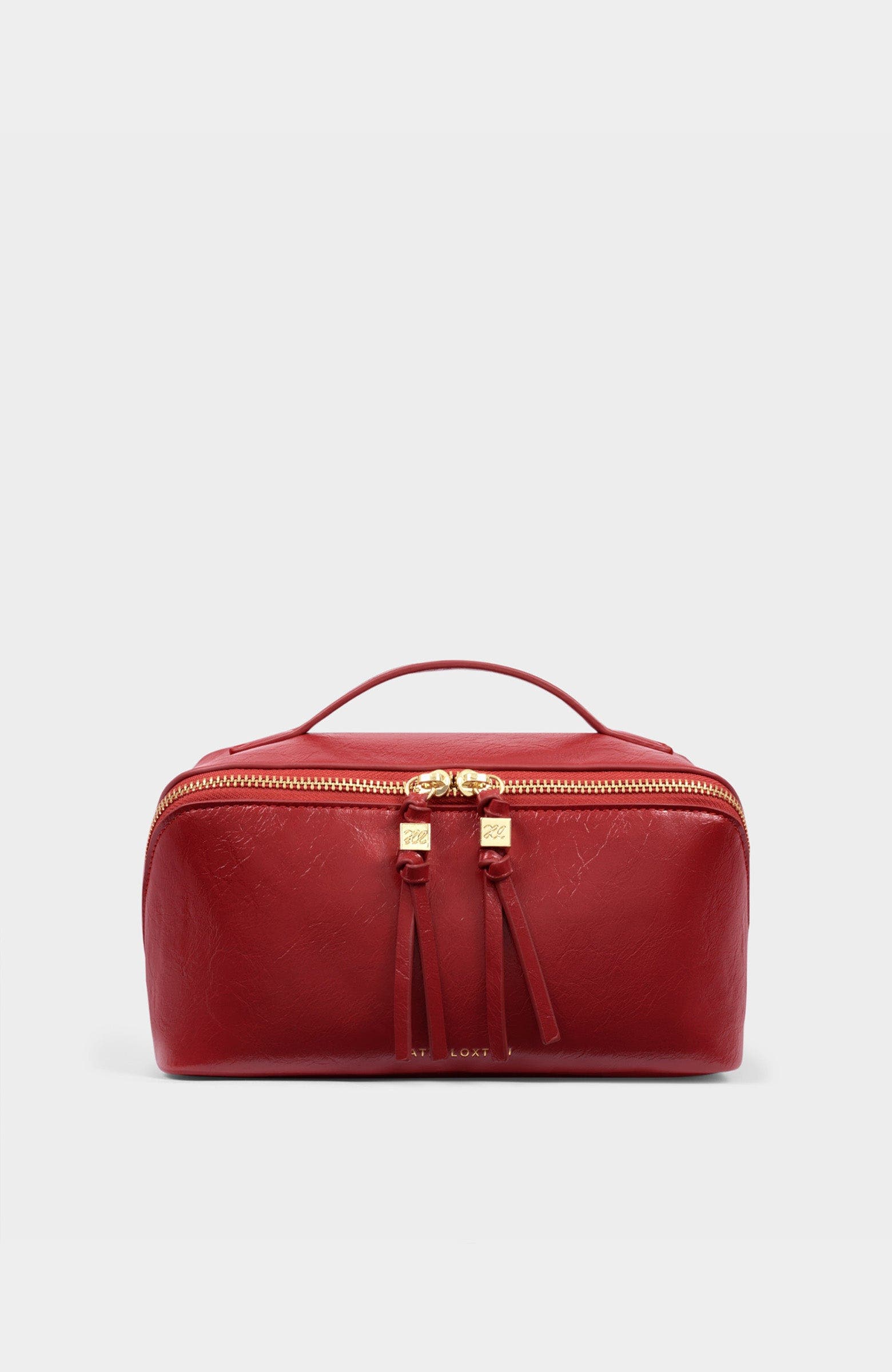 Crimson Patent Crackle