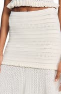 SANDRO Pointelle knit maxi skirt
