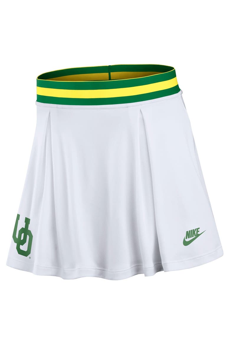 Women's Nike White Oregon Ducks Legacy Heritage Dri-FIT Skort, Alternate, color, White