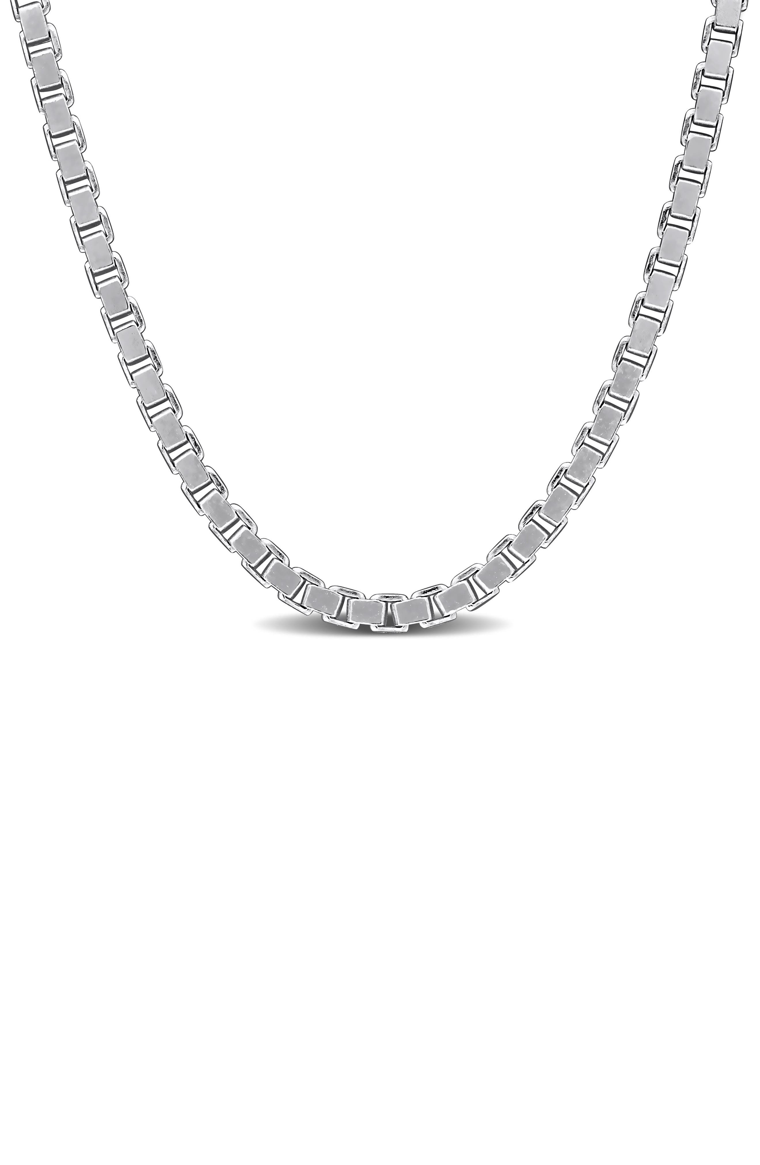 Box Link Chain Necklace, 1.90mm