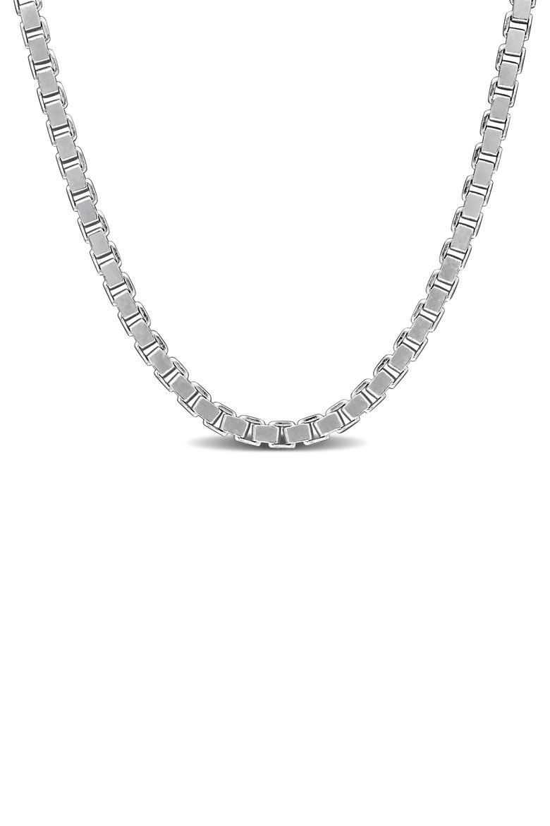 Box Link Chain Necklace, 1.90mm, Main, color, SILVER