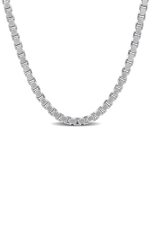 Box Link Chain Necklace, 1.90mm
