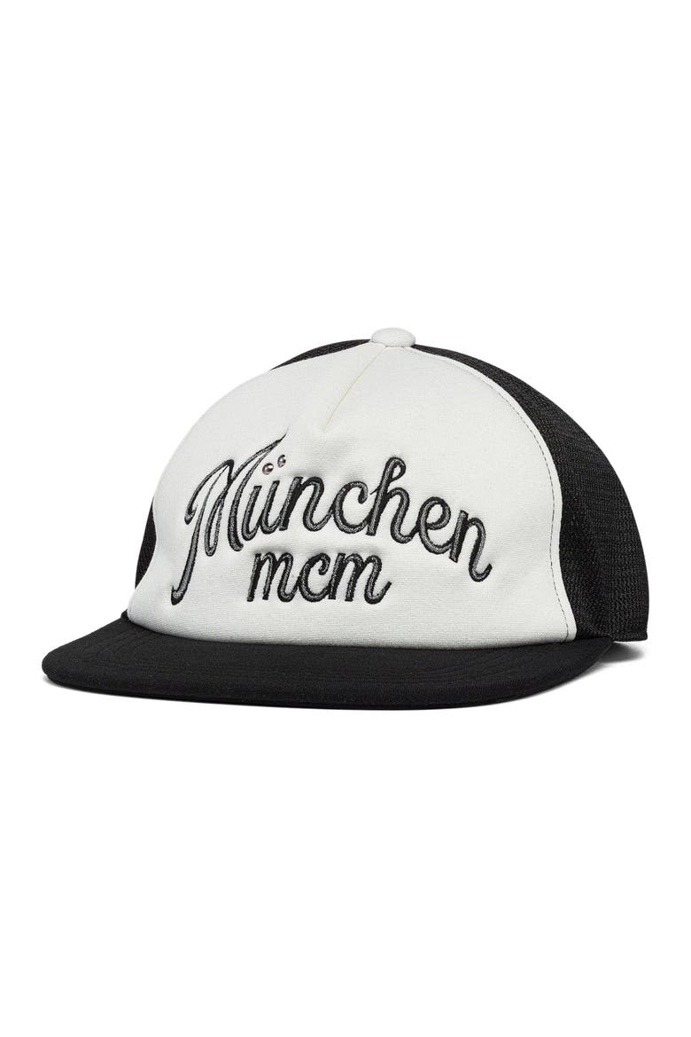 Munchen Ponte Cap, Main, color, Black and White