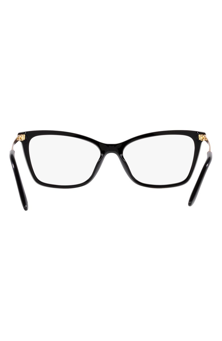 Dolce&Gabbana 56mm Rectangular Optical Glasses, Alternate, color, 
