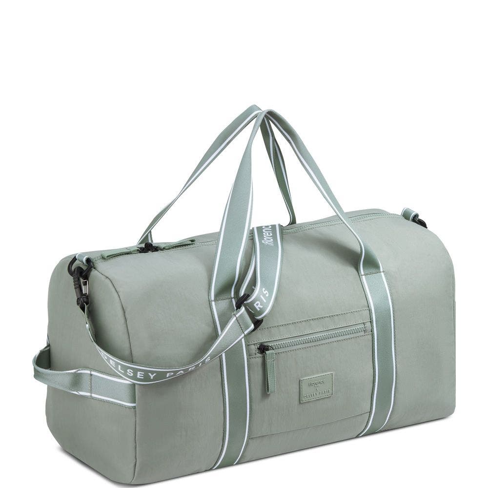 Florence by Mills 2 Piece Set - Spin Me Away Expandable 20" Carry-On Spinner & Sweet Escape Duffel, Alternate, color, Sage Green