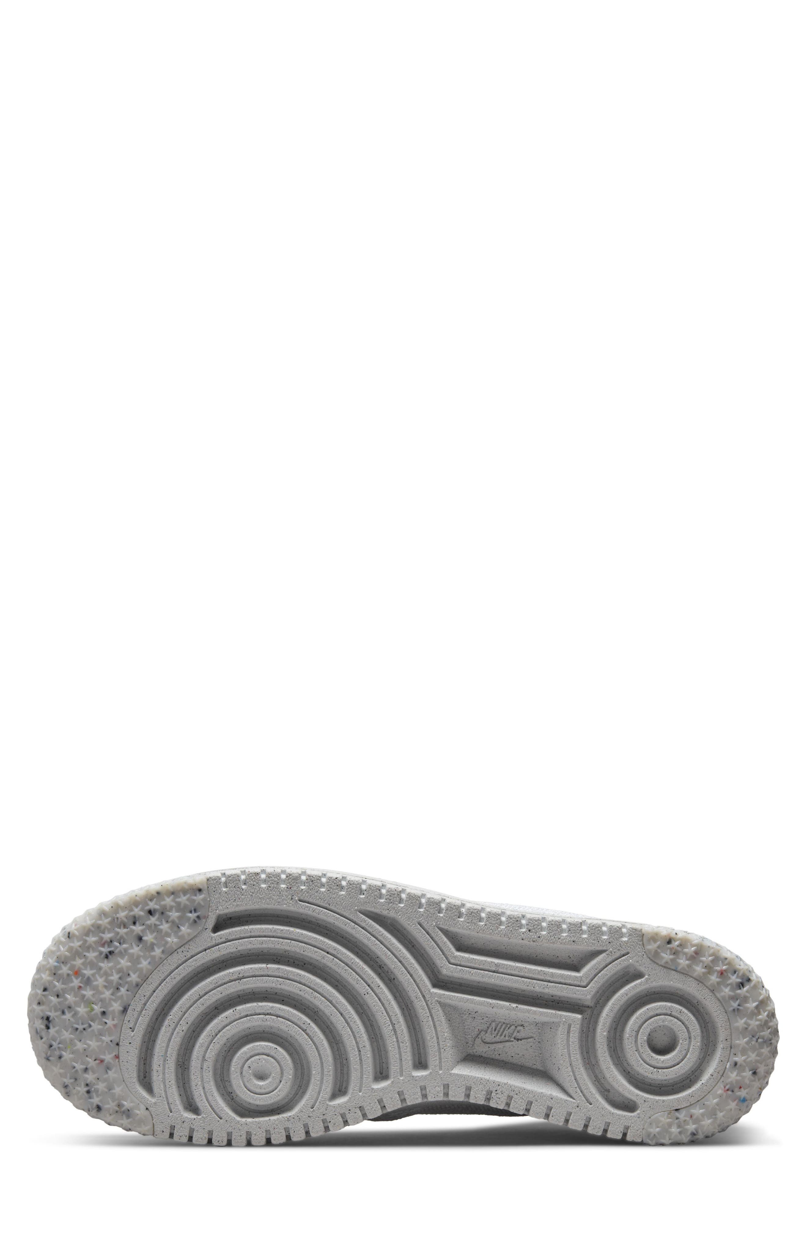 AF1 Crater Flyknit Sneaker, Alternate, color, WHITE/ PLATINUM TINT