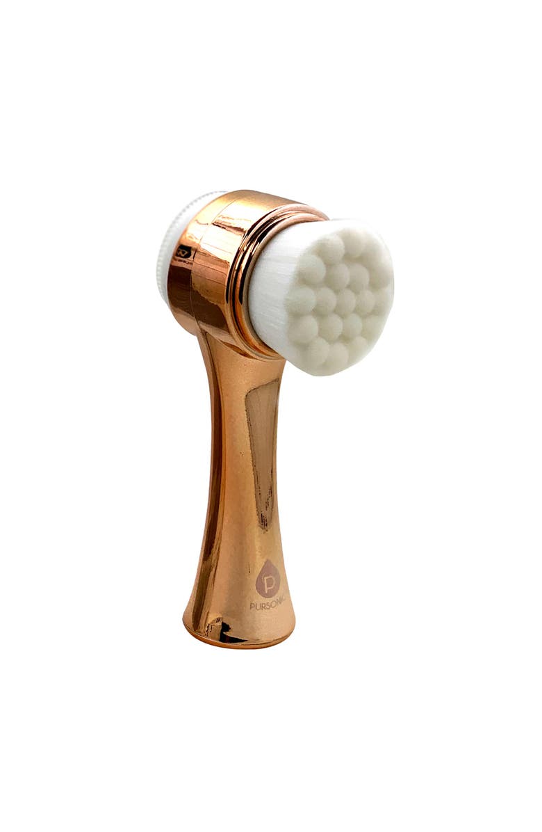 PURSONIC Dual Sided Facial Cleansing Brush, Main, color, Rose Gold