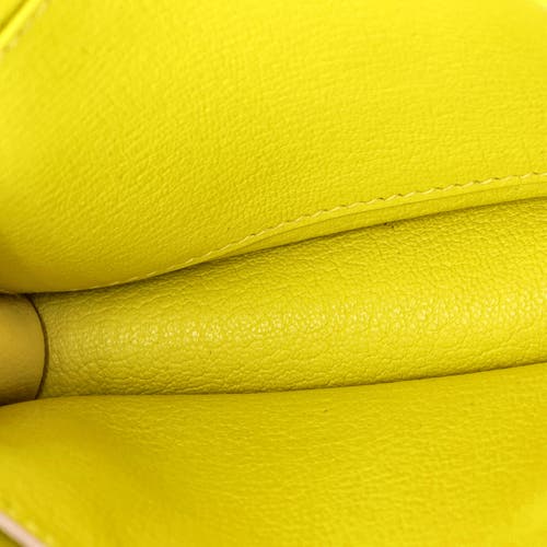 Pre-owned Hermes Hermes Roulis Bag Evercolor 18 In Green