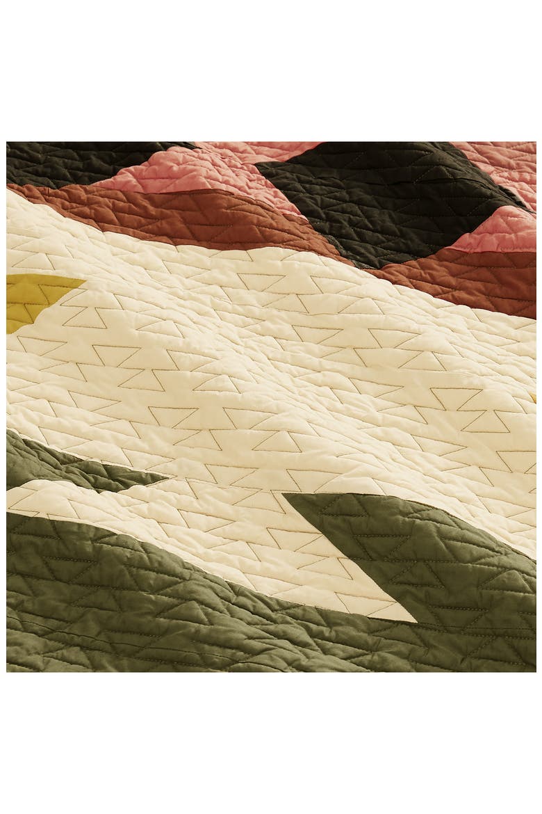 Tumalo Cotton Quilt, Alternate, color, GREEN