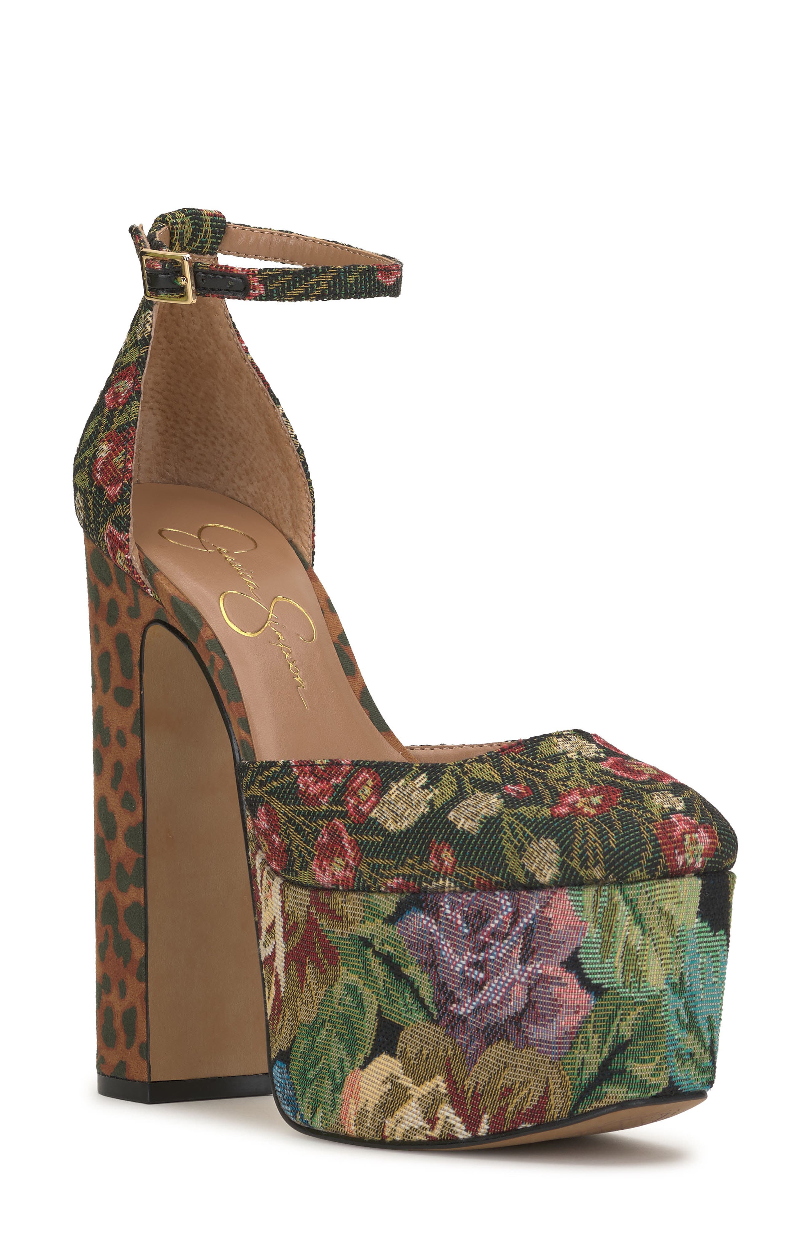 Pinkston Ankle Strap Platform Pump