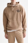 Scotch & Soda Relaxed Fit Logo Cotton Fleece Hoodie