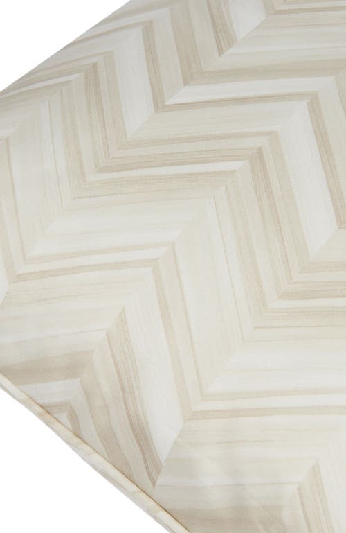 Missoni Home Layers 60x60 Cm Cotton Sateen Chevron Cushion In Neutral