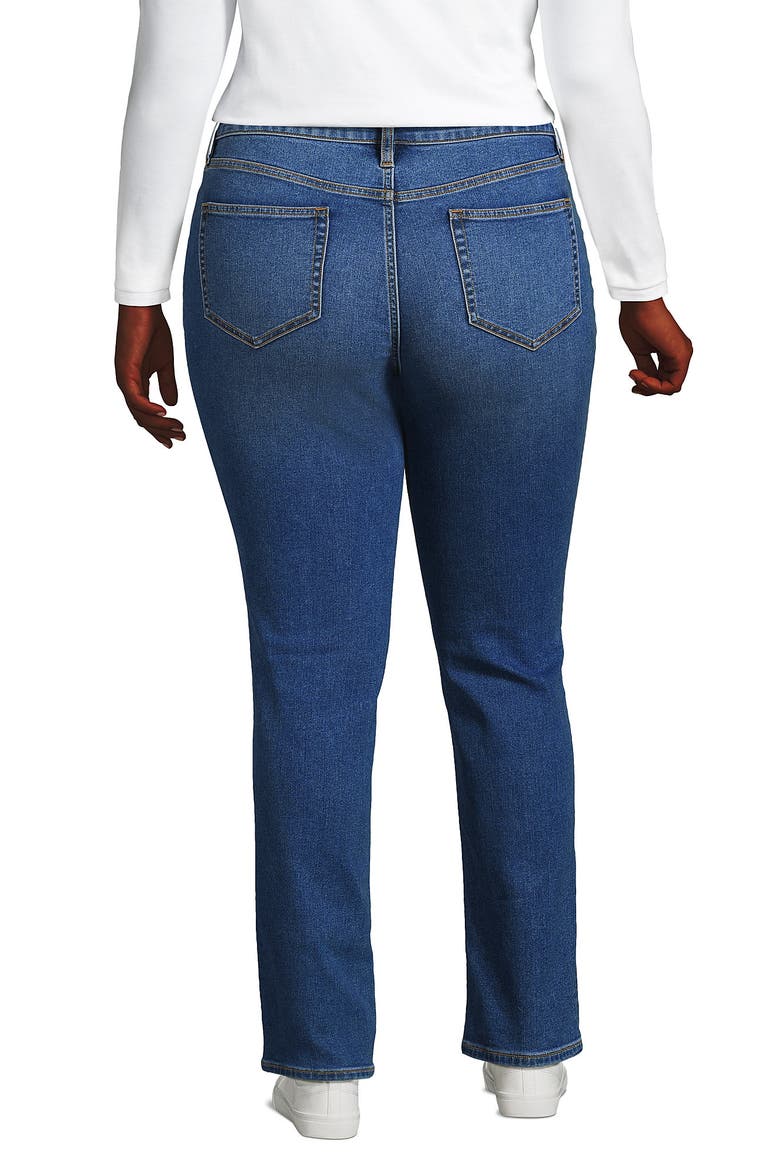Recover Mid Rise Straight Leg Blue Jeans, Alternate, color, Indigo Tide Blue