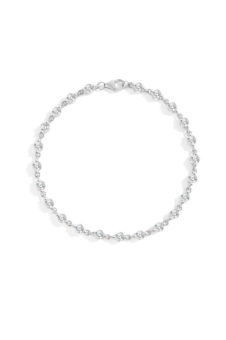 Wrapped in Crystals Bracelet, Main, color, 925 Sterling Silver