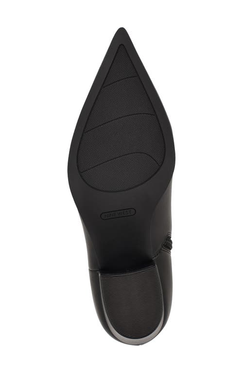 Nine West Serri Block Heel Bootie In Black