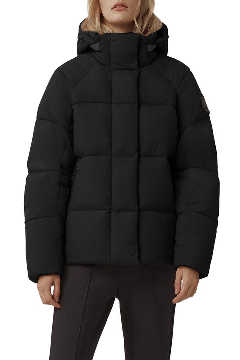 Junction Wind & Water Resistant 750 Fill Power Down Parka, Main, color, BLACK - NOIR