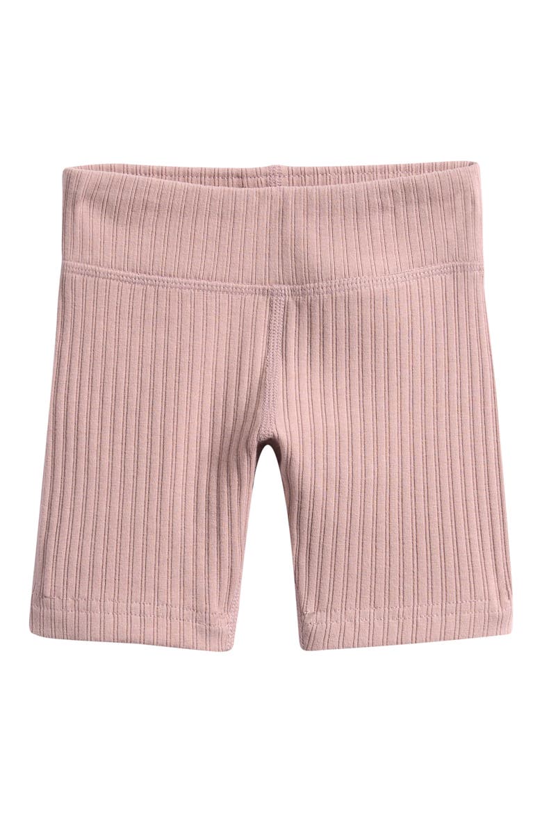 Kids' Brooklyn Rib Bike Shorts, Main, color, PLUM TAUPE