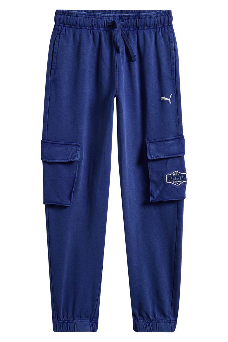 Vintage Moto Cargo Jogger Pants, Main, color, BLUE/ BLACK