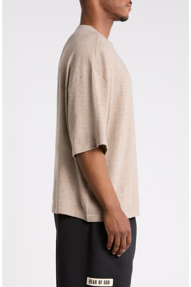 Soft Knit Crewneck T-Shirt, Alternate, color, SEAL HEATHER