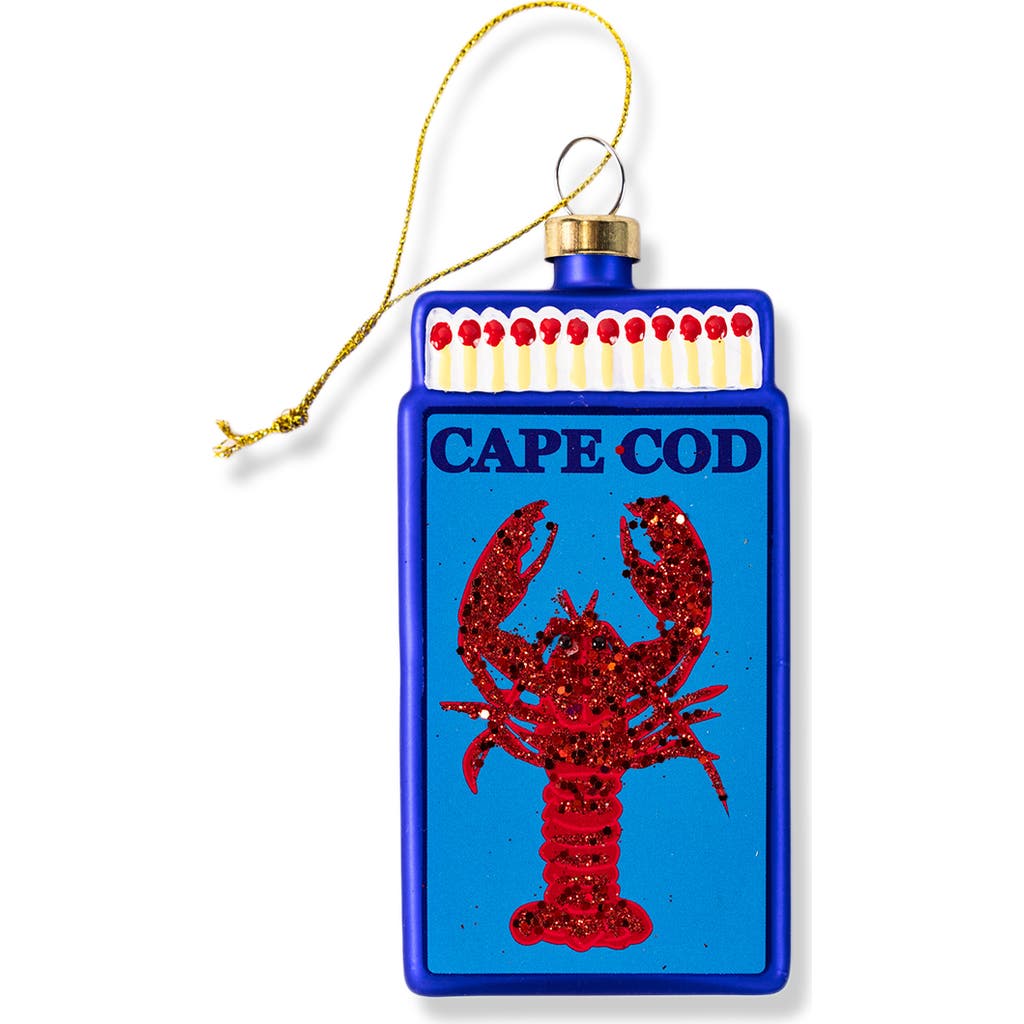 Furbish Matchbook Ornament In Blue