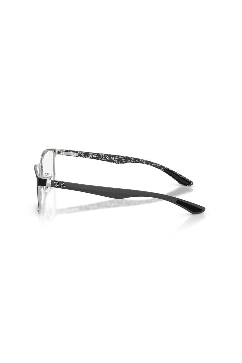 57mm Rectangle optical glasses, Alternate, color, Black