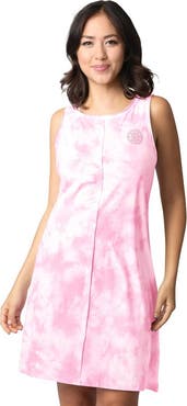 Margaritaville Women's Margaritaville Pink Boston Bruins Clouds Tie-Dye Dress