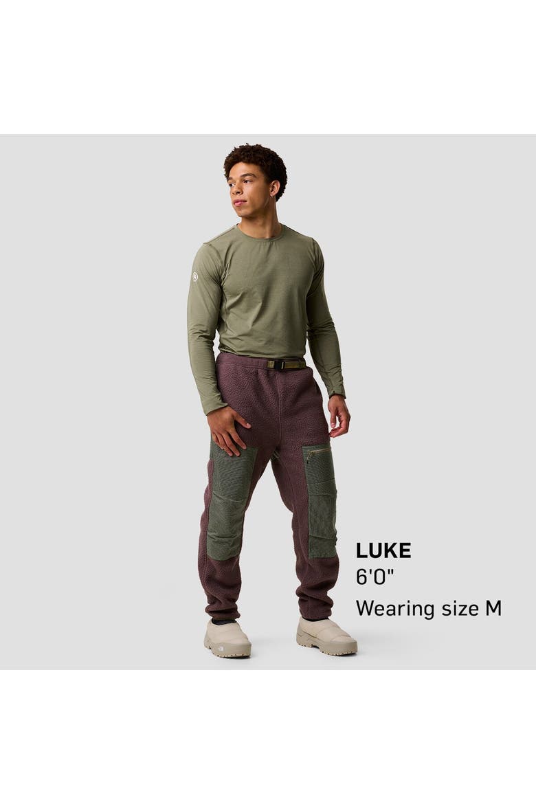 Bga Wander Pile-Fleece Pant - Men's, Alternate, color, Granite Plum