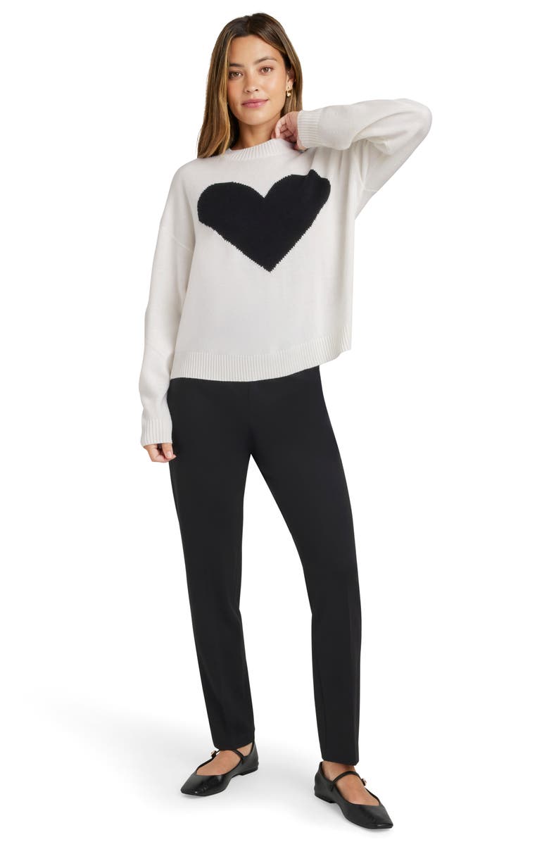 Splendid Layton Love Heart Intarsia Sweater, Alternate, color,