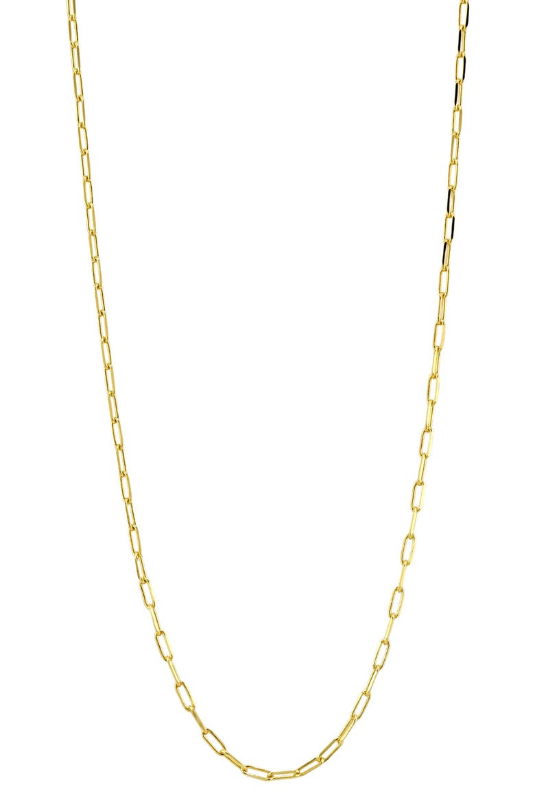 Oval Link Necklace, Main, color, GOLD