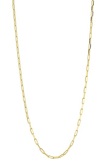 American Exchange Oval Link Necklace In Gold